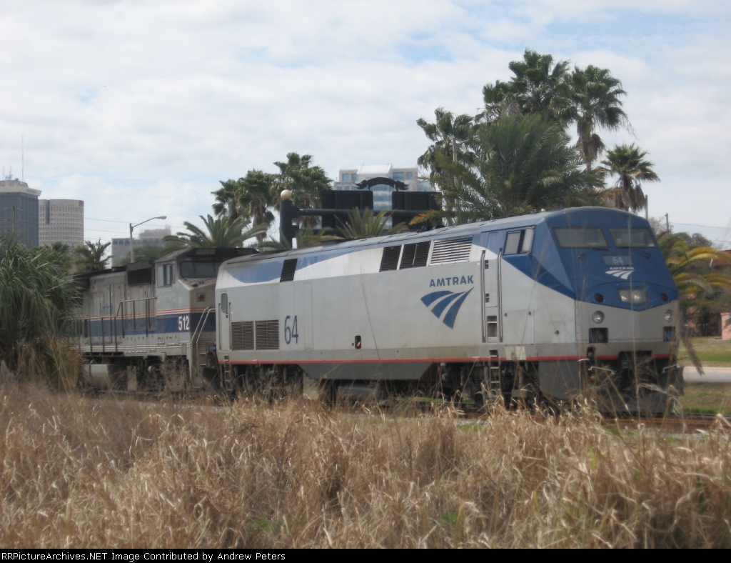 Amtrak pulling in to Union Station in Tampa, FL
